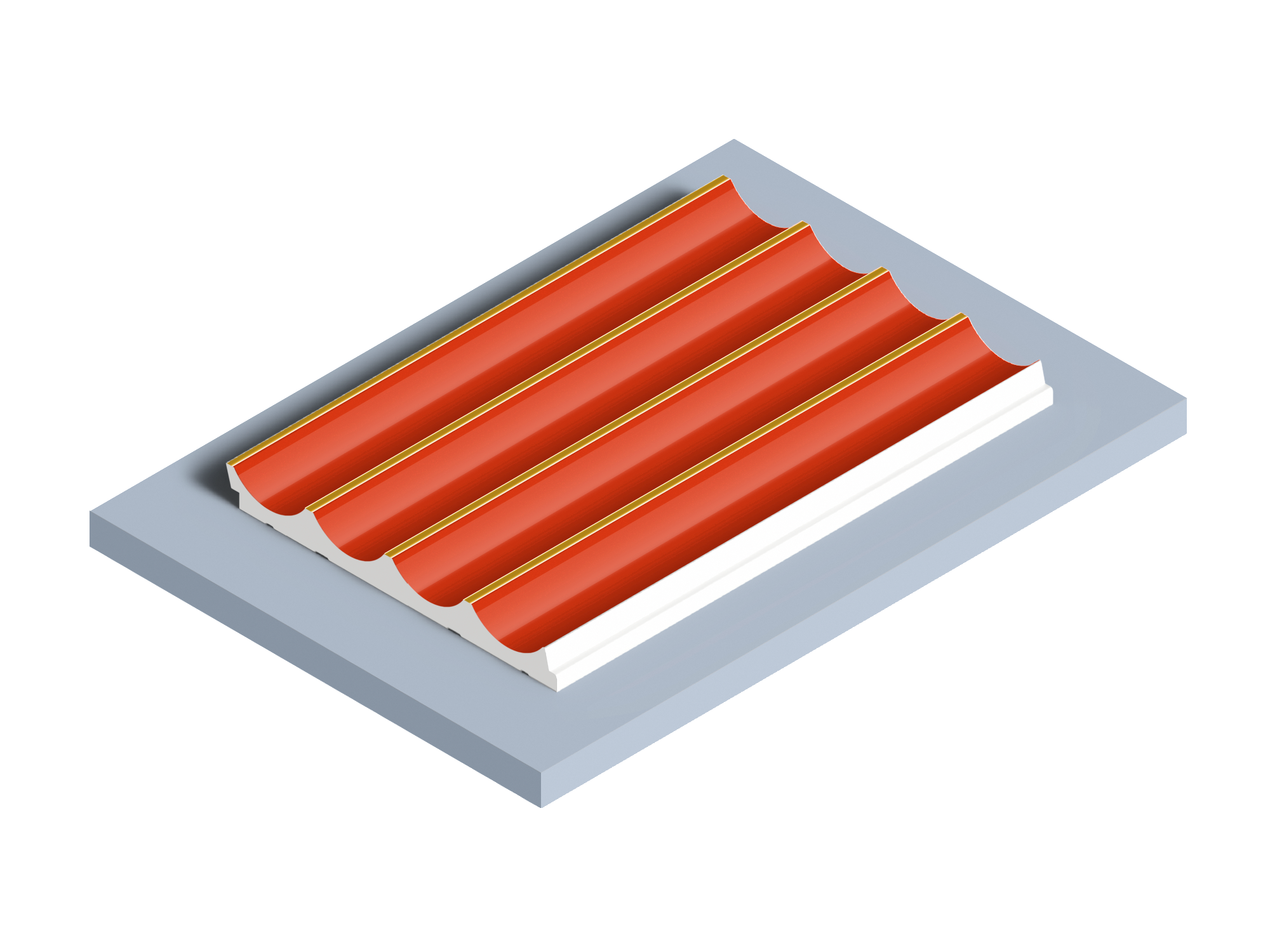 Панель декоративная LV139 OR3G Hiwood 120мм×12мм×2.7м