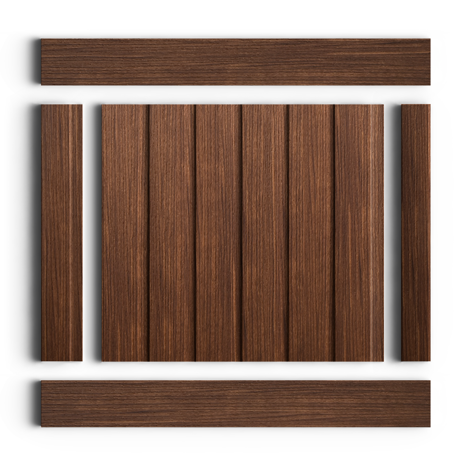 Панель декоративная LV123N BR396 Hiwood 120мм×12мм×2.7м