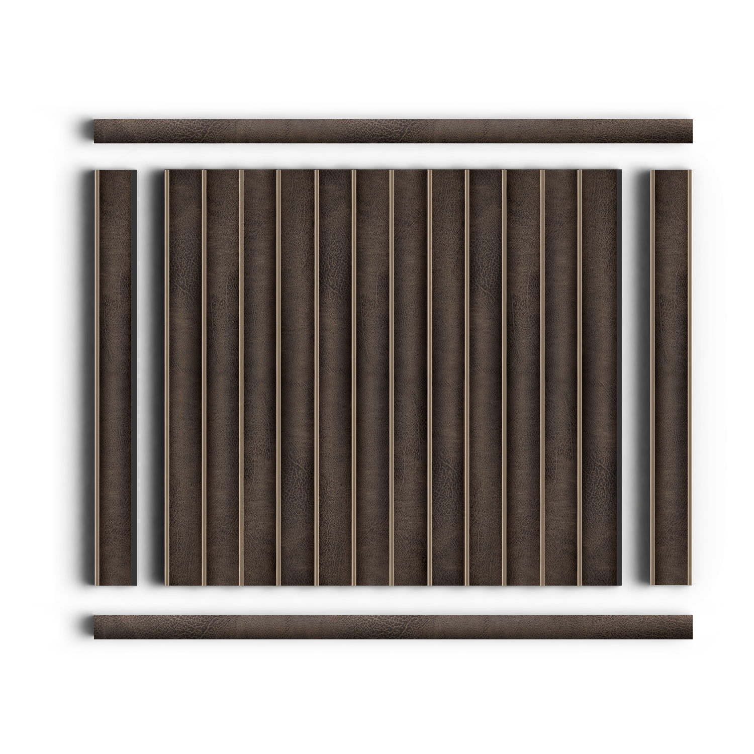 Молдинг D15V2 BR405 Hiwood 15мм×15мм×2,7м