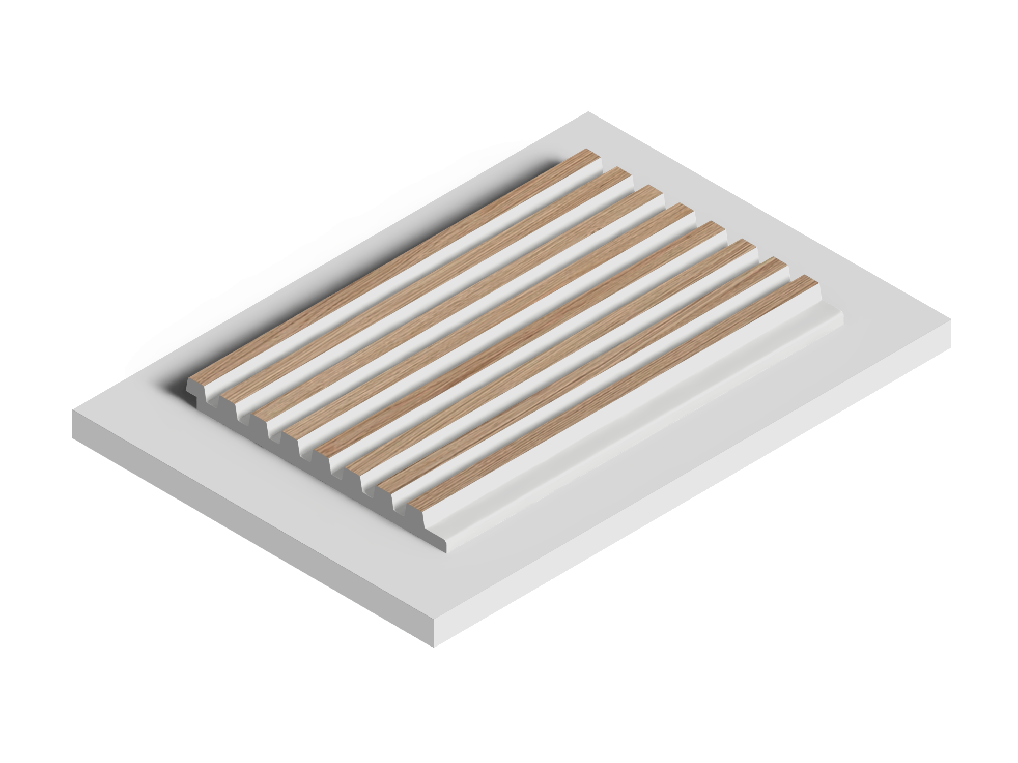 Панель декоративная LV129 BR417N Hiwood 120мм×12мм×2.7м