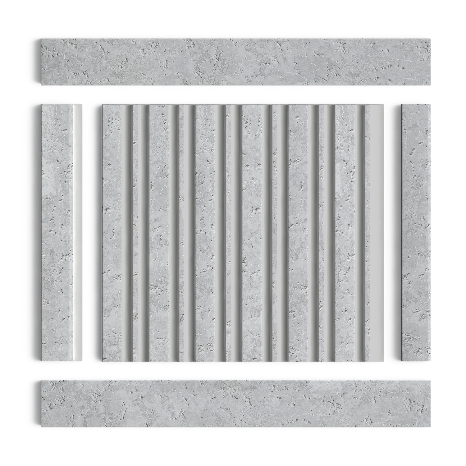 Панель декоративная LV122 W50 Hiwood 120мм×12мм×2.7м