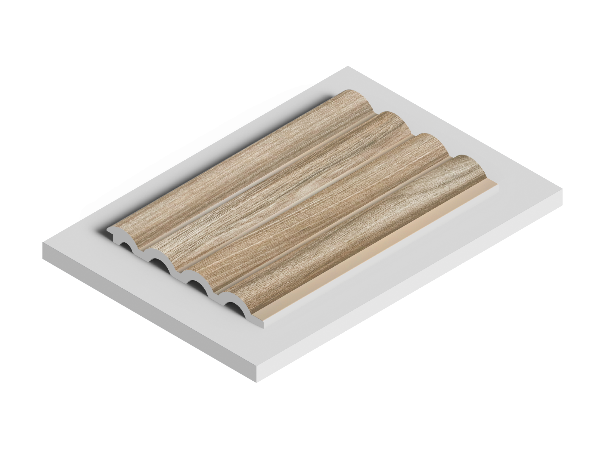 Панель декоративная LV140 BR496 Hiwood 120мм×12мм×2.7м