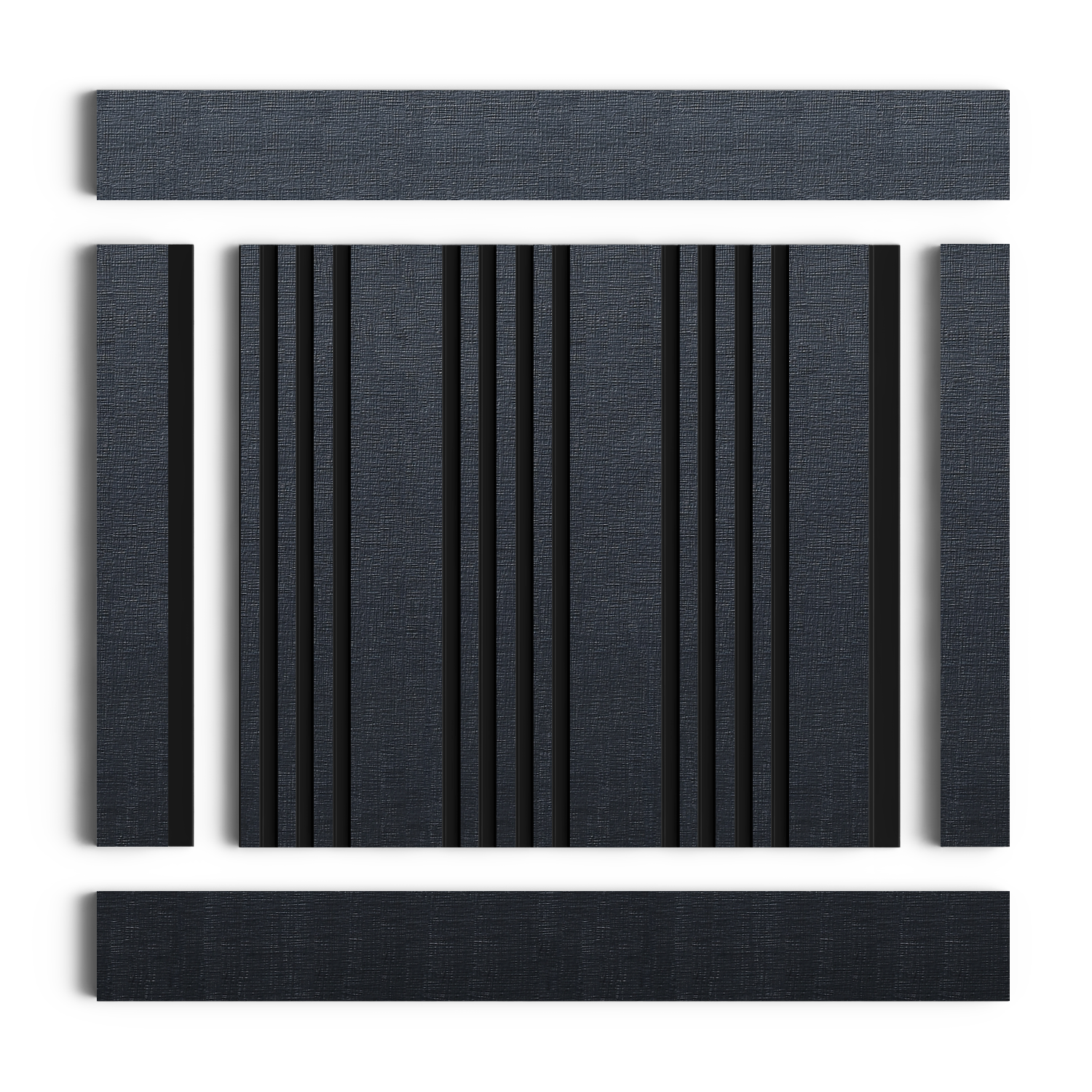 Панель декоративная LV128 BK114K Hiwood 120мм×12мм×2.7м