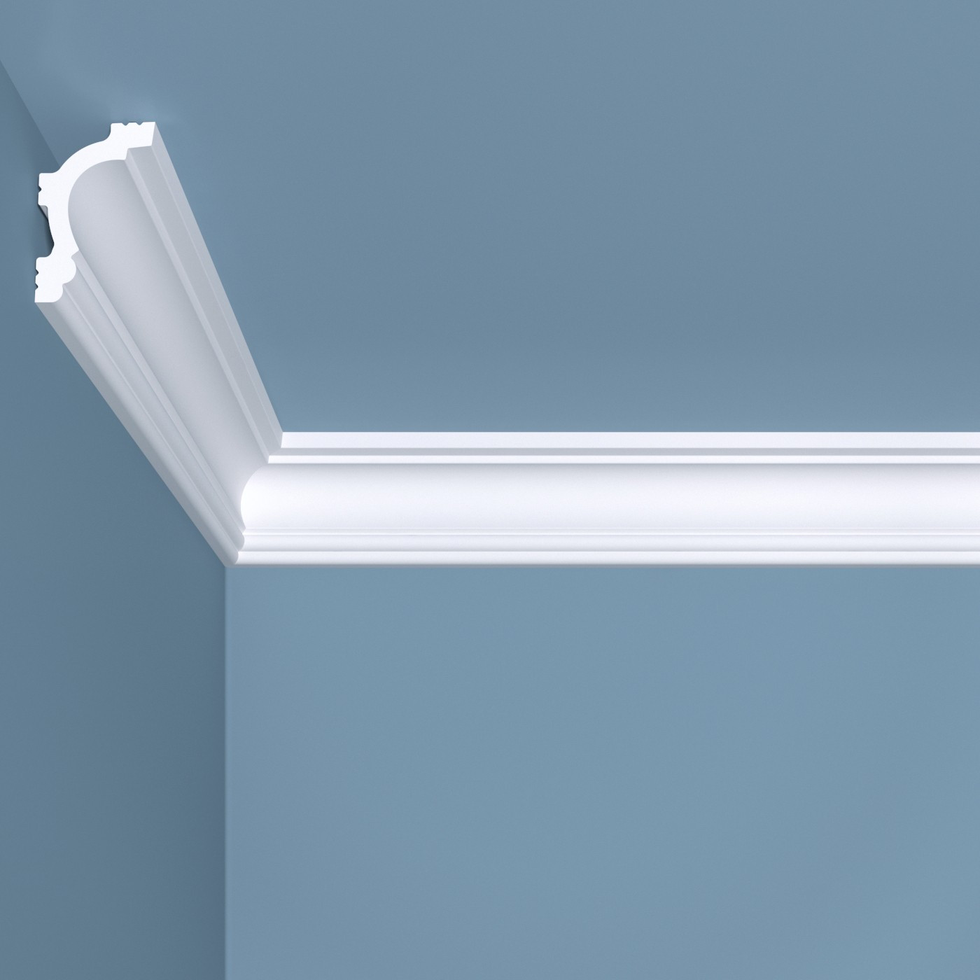 Карниз потолочный К8 Bello Deco 45мм×30мм×2м