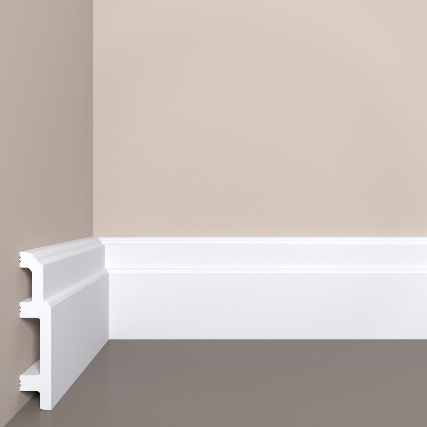 Плинтус напольный П10 Bello Deco 100мм×20мм×2м