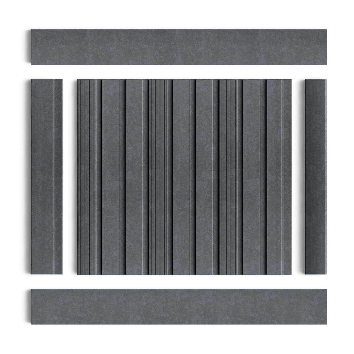 Панель декоративная LV124L S381A Hiwood 120мм×12мм×2.7м