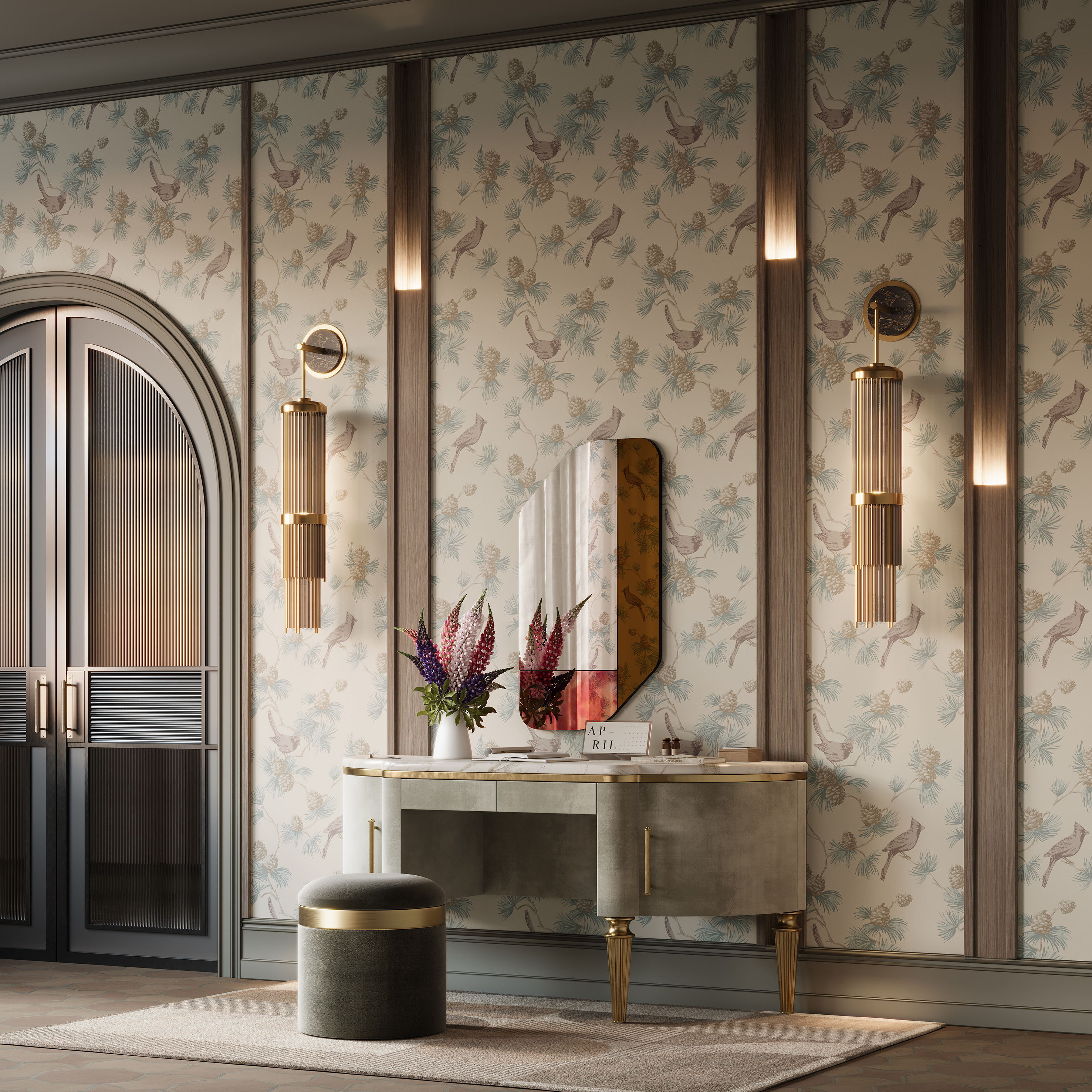 Обои BRIT19 002 Loymina Шервуд Loymina коллекция Шервуд производства РОССИЯ в интернет-магазине Обоитрейд