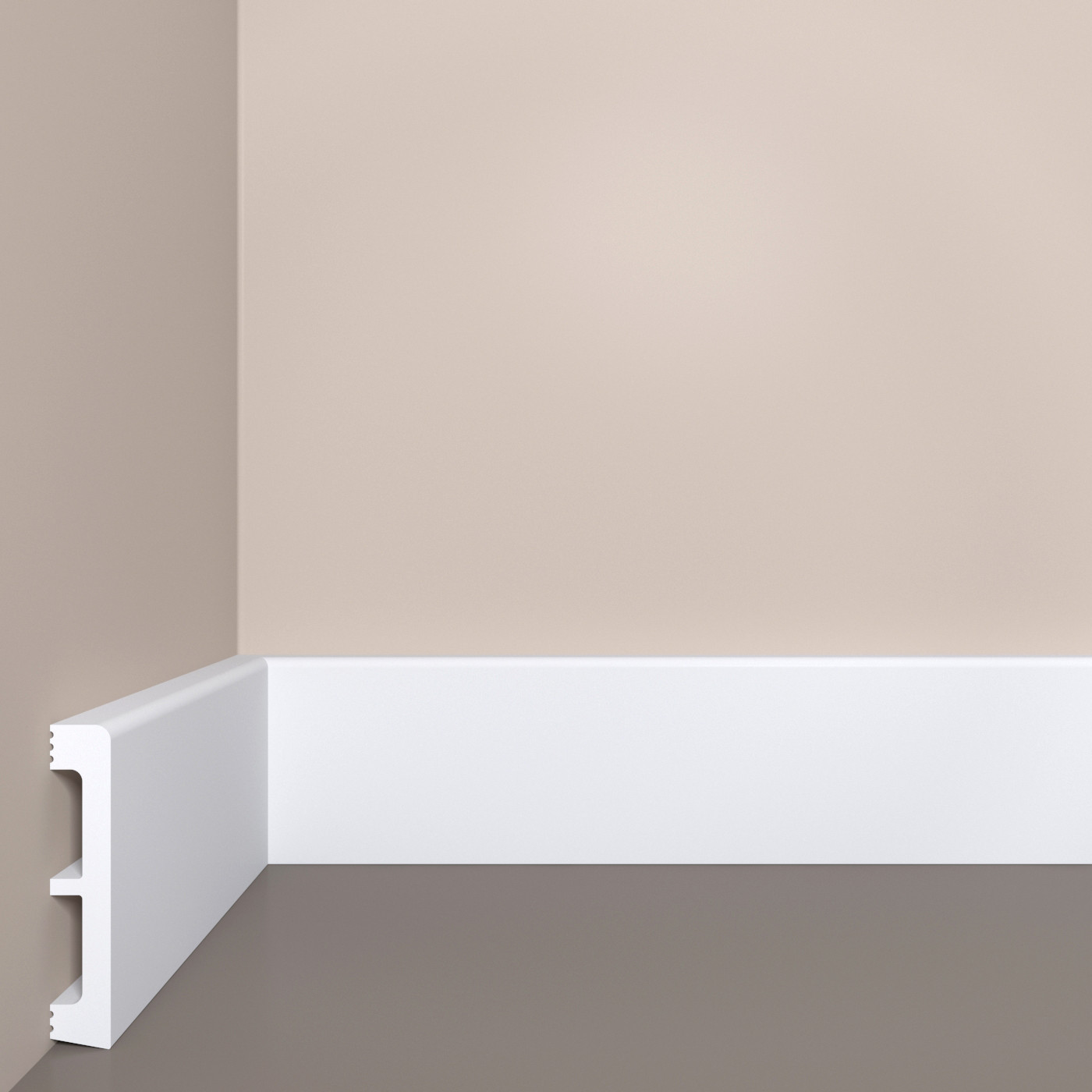 Плинтус напольный П30 Bello Deco 80мм×15мм×2м