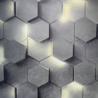 Обои 70669-42 R аспект Гексагон