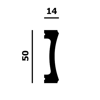 Молдинг P216-2800 (2,8м)