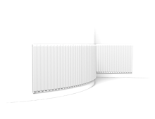 Лепнина W214F декоративная панель гибкая