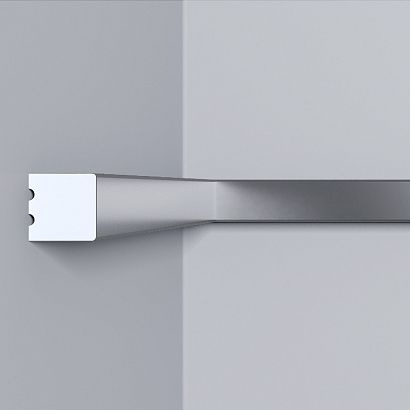 Молдинг МЛ 30/2,6 Bello Deco Серебро 8мм×8мм×2,6м