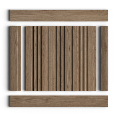 Панель декоративная LV121 BR417 Hiwood 120мм×12мм×2.7м