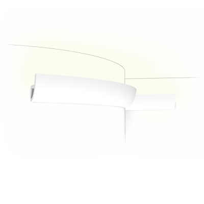 Лепнина C373F профиль для скрытого освещения гибкий