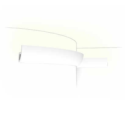 Лепнина C373F профиль для скрытого освещения гибкий