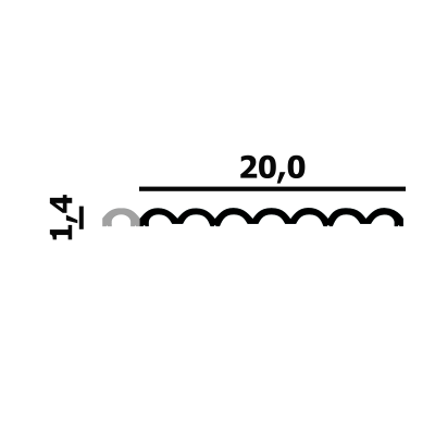 Молдинг P127