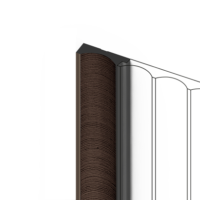 Финишный молдинг LF139A BR354 Hiwood 32мм×2,7м