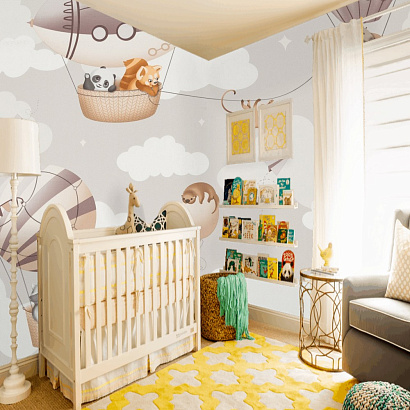 Обои HC72270-21 Home color Zoo Child Home color коллекция Zoo Child производства РОССИЯ в интернет-магазине Обоитрейд