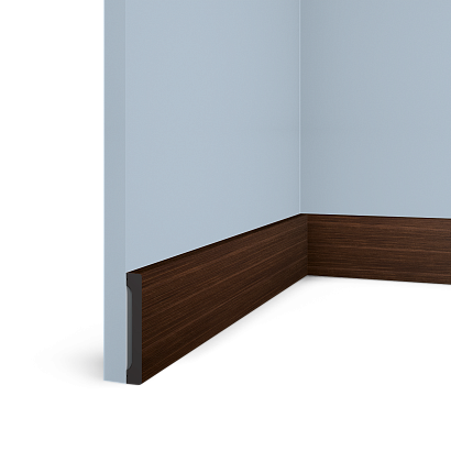 Плинтус B90V1 BR396 Hiwood 90мм×14мм×2,7м