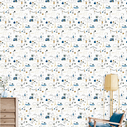 Обои 3514-4 Makario Jolly Makario коллекция Jolly производства РОССИЯ в интернет-магазине Обоитрейд