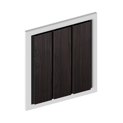 Панель декоративная LV127L BR395K Hiwood 120мм×12мм×2.7м