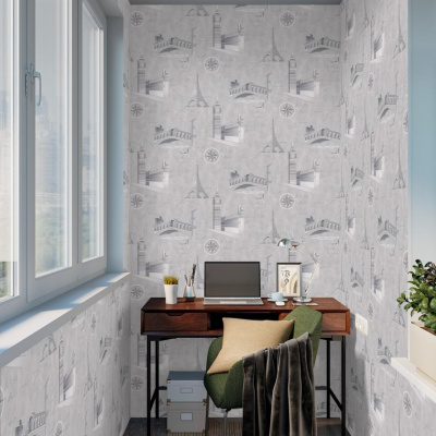 Обои PL72406-41 Palitra Life Стена путешествий