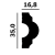 Молдинг P154