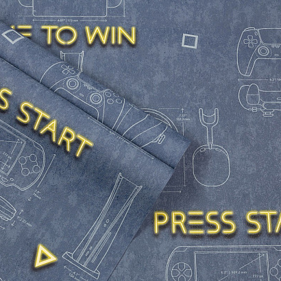 Обои HC72157-66 Home color Gamepad Home color коллекция Gamepad производства РОССИЯ в интернет-магазине Обоитрейд