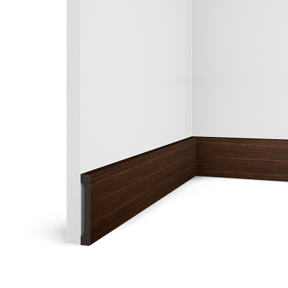 Плинтус B90V1 BR396 Hiwood 90мм×14мм×2,7м