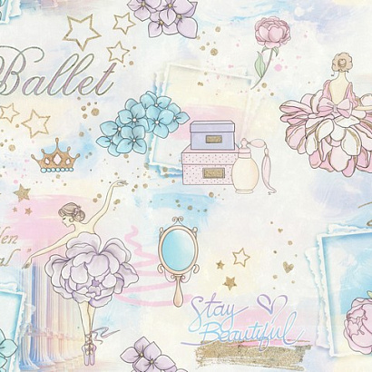 Обои HC71905-66 Home color Ballet Home color коллекция Ballet производства РОССИЯ в интернет-магазине Обоитрейд