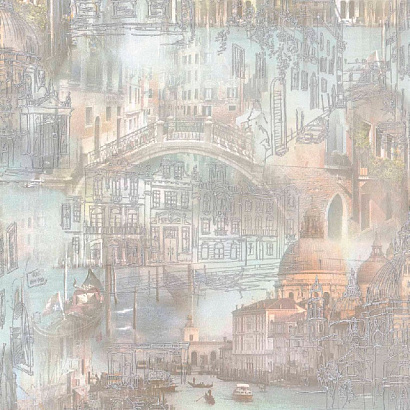 Обои 10091-04 Артекс Magic mint сет 6 Сан-Марко Артекс коллекция Magic mint производства РОССИЯ в интернет-магазине Обоитрейд