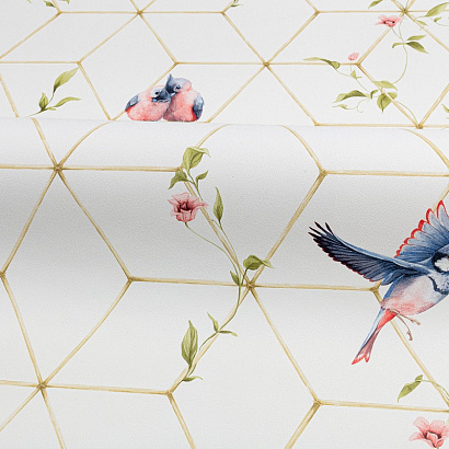Обои TC72063-11 Trend Color Birds Trend Color коллекция Birds производства РОССИЯ в интернет-магазине Обоитрейд