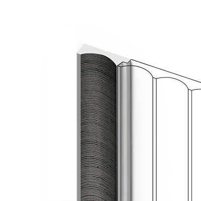 Финишный молдинг LF139A GR26 Hiwood 32мм×2,7м