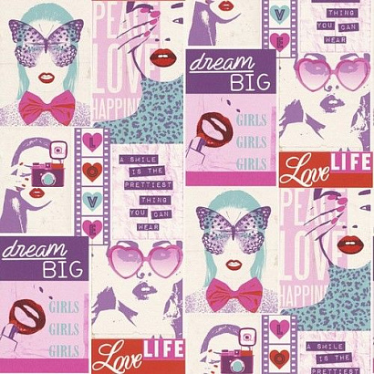 Обои 209600 Rasch Kids&Teens Rasch коллекция Kids&Teens производства Германия в интернет-магазине Обоитрейд