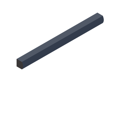 Молдинг D15V2 BU22 Hiwood 15мм×15мм×2,7м