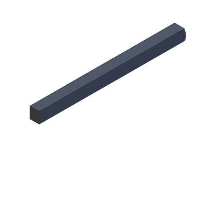 Молдинг D15V2 BU22 Hiwood 15мм×15мм×2,7м