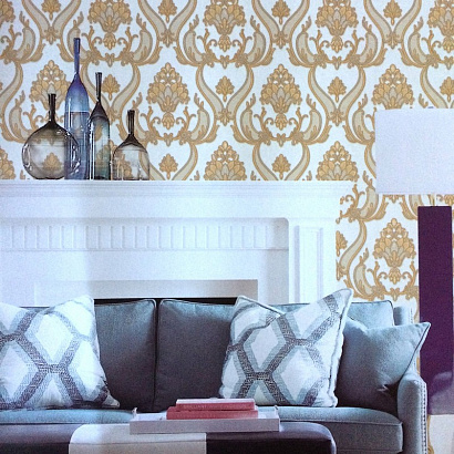 Обои 84132-3 Bernardo Bartalucci Gabriella Bernardo Bartalucci коллекция Gabriella (Bernardo Bartalucci) производства Италия в интернет-магазине Обоитрейд