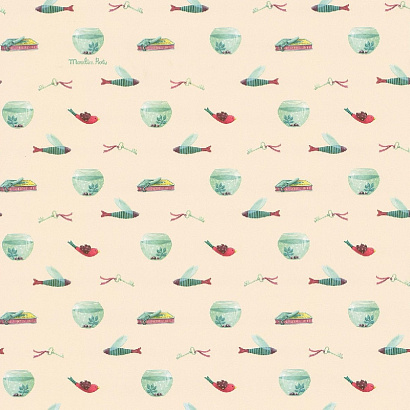 Обои 660402 Lutece Les Petits Curieux Lutece коллекция Les Petits Curieux производства Франция в интернет-магазине Обоитрейд