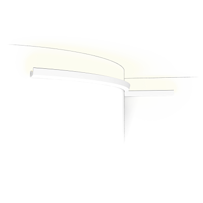 Лепнина CX189F профиль для скрытого освещения гибкий