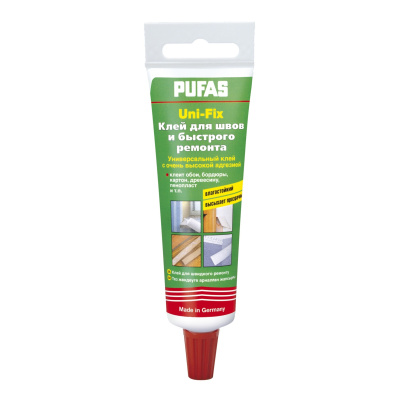 Pufas Uni-fix клей для швов 60 г