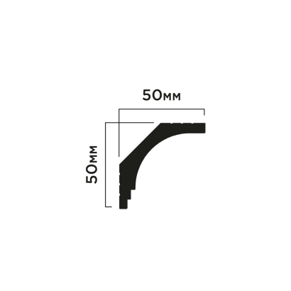 Карниз A70 Hiwood 50мм×50мм×2м