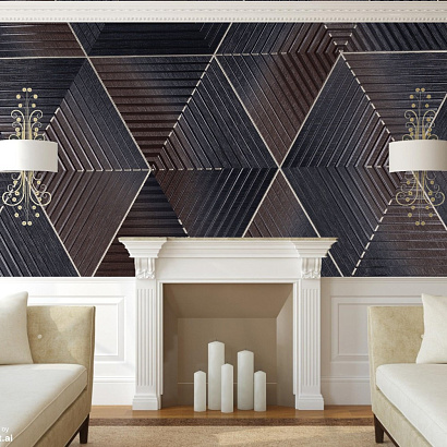 Обои HC72259-46 Home color Wood Line Home color коллекция Wood Line производства РОССИЯ в интернет-магазине Обоитрейд