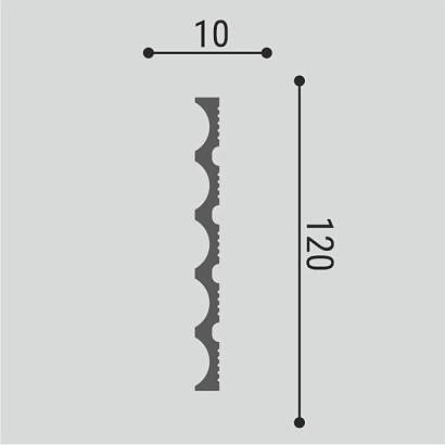 Стеновая панель СП 21/3 Bello Deco 10мм×120мм×3м