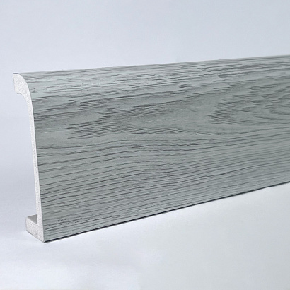 Плинтус напольный ПЛ 16 Bello Deco Горный туман 80мм×19мм×2м