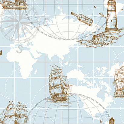 Обои 54271-1 Andrea Rossi Kids Land Andrea Rossi коллекция Kids Land производства Италия в интернет-магазине Обоитрейд