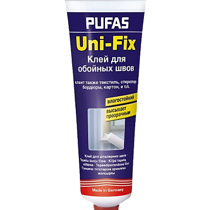 Pufas Uni-fix клей для швов 60 г