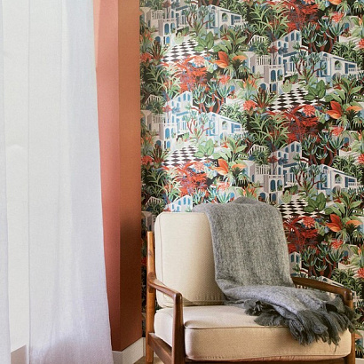 Обои 687408 Rasch Tropical House Rasch коллекция Tropical House производства Германия в интернет-магазине Обоитрейд