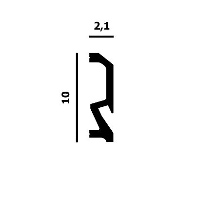 Плинтус P176 M