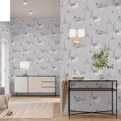 Обои PL72406-41 Palitra Life Стена путешествий