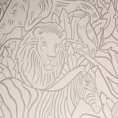 Обои HC72249-23 Home color Zoo Safari Home color коллекция Zoo Safari производства РОССИЯ в интернет-магазине Обоитрейд